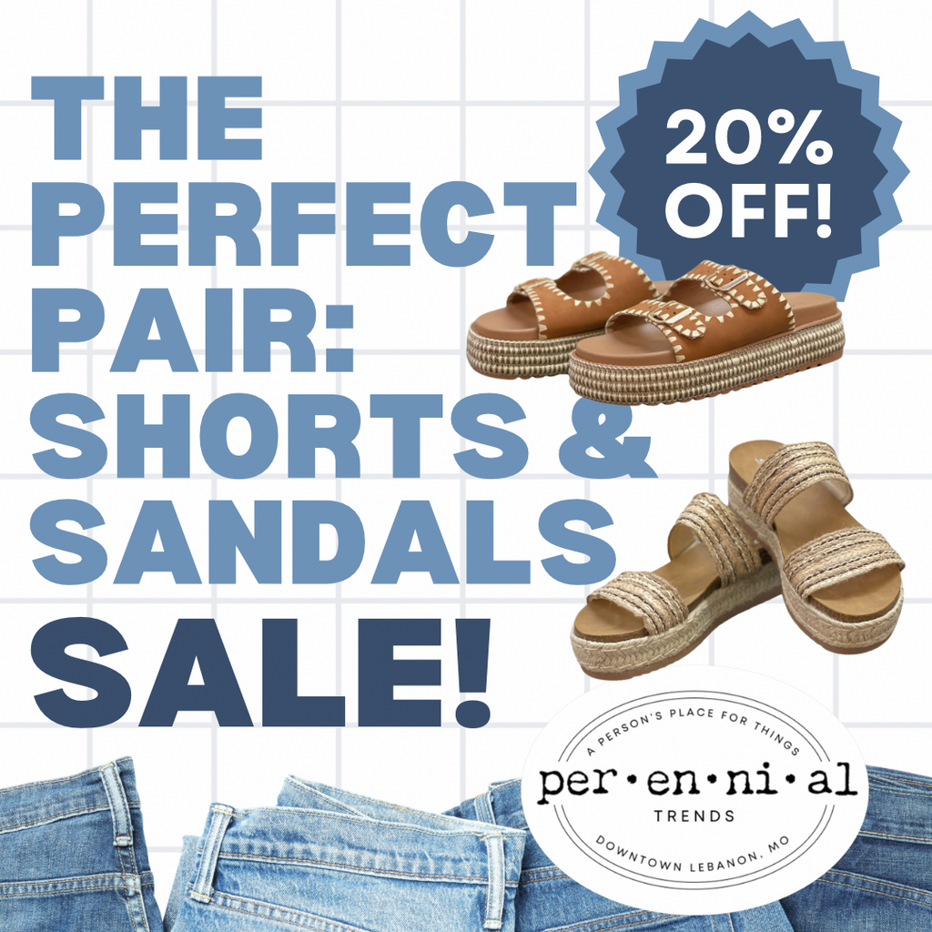 The Perfect Pair: Shorts & Sandals SALE