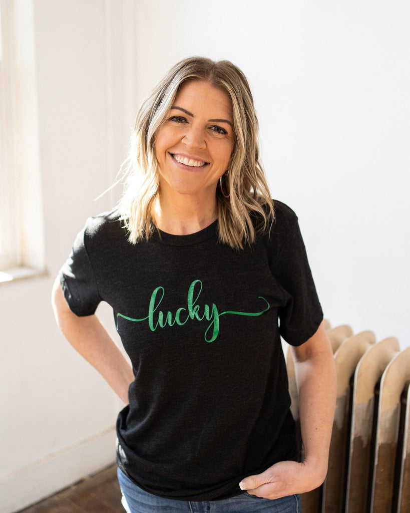 Charcoal Lucky Tee - Perennial Trends