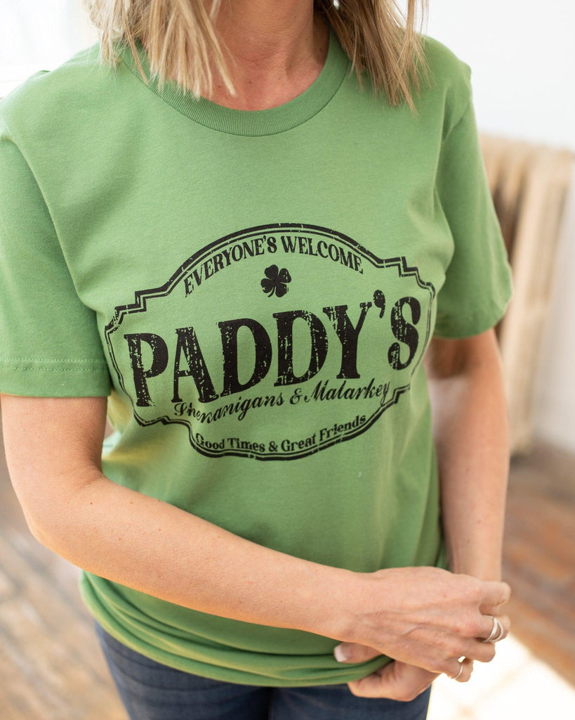 Green Paddy's Shenanigans and Melarkey Tee - Perennial Trends