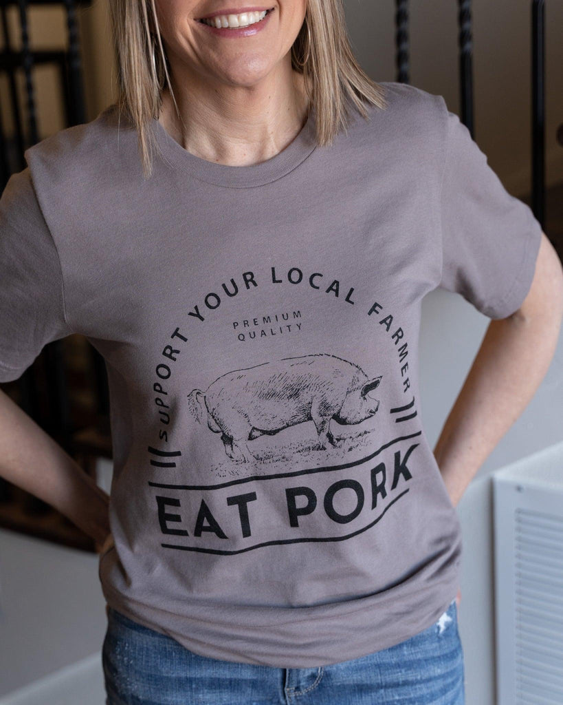 Support Your Local Farmer Tees - Perennial Trends -  best-seller, curve, frontpage, graphics, graphics-for-ad, perennial-trends, shirts, size-2x, size-3x, size-large, size-medium, size-small, size-xl, spring-for-ad, tops, under-25