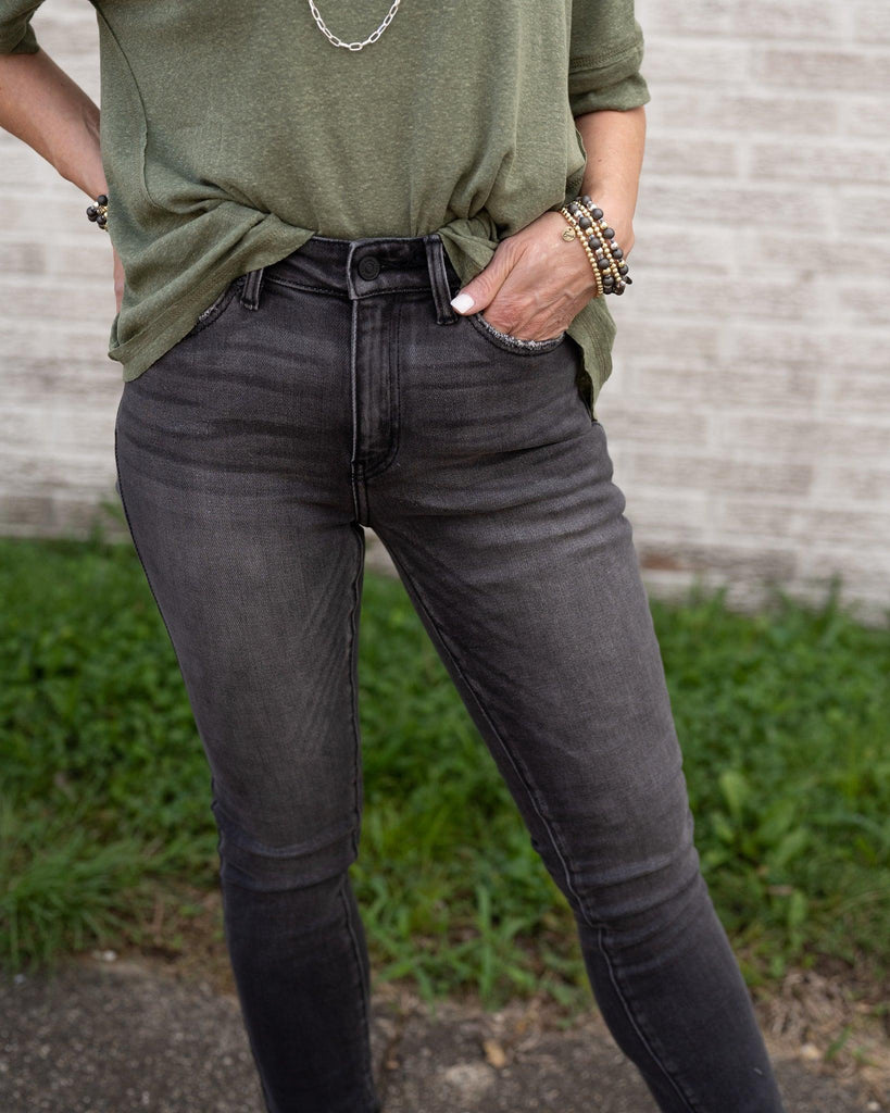 KanCan Ash Grey High Rise Super Skinny Jeans - Perennial Trends