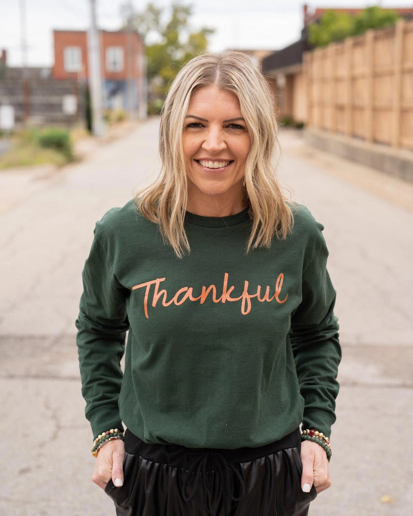 Thankful Long Sleeve Graphic - Perennial Trends